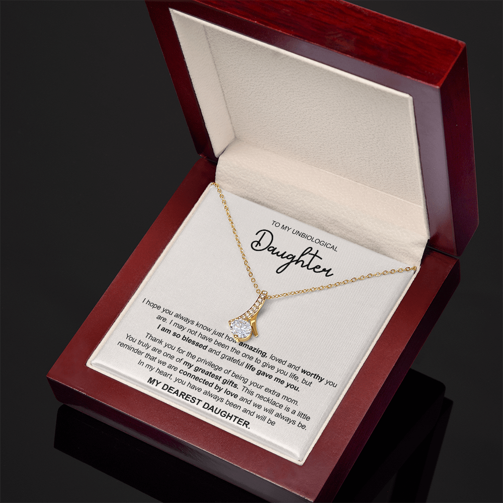 Necklace For Stepdaughter, Gifts from Stepdad or Stepmom