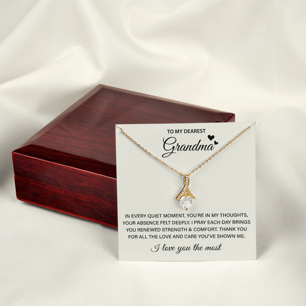 To My Grandma Jewelry - Beautiful Necklace from granddaughter
