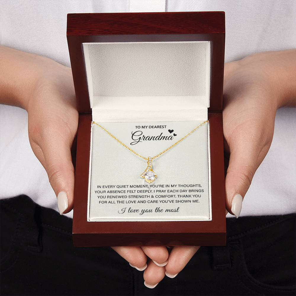To My Grandma Jewelry - Beautiful Necklace from granddaughter