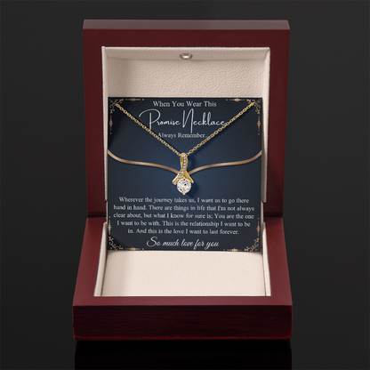 Romantic Birthday Gift, Promise Necklace