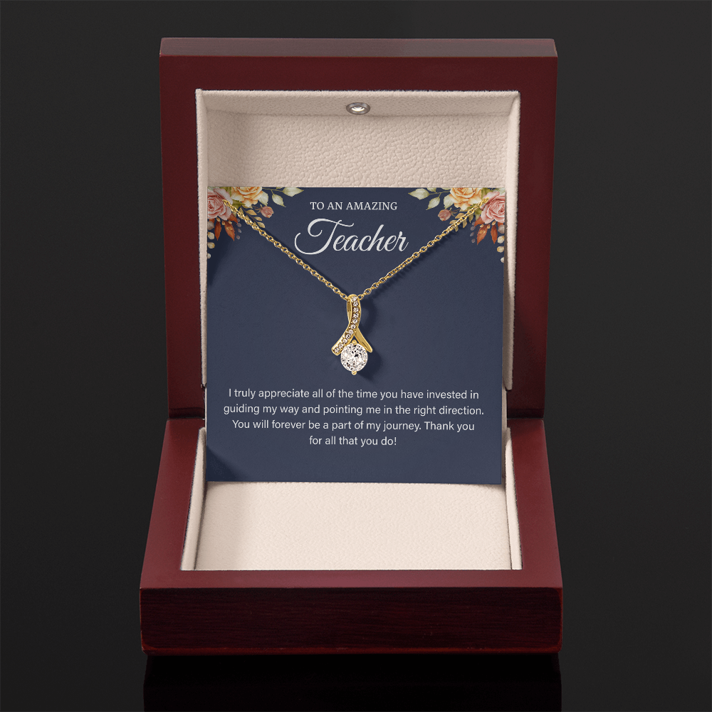 Necklace for Teacher, Teacher Gifts from Student