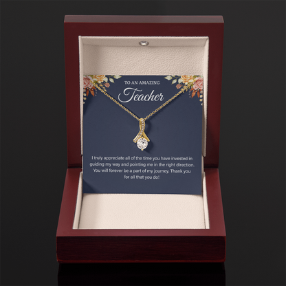 Necklace for Teacher, Teacher Gifts from Student