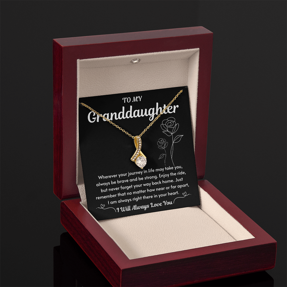 Grandaughter Gift For Her, When she moves, the light follower