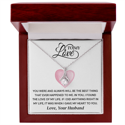 Christmas Gifts for Wife, Alluring Beauty Necklace for Wife