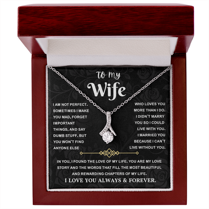 Valentine Gifts for Wife, When Your Wife Wears It, She Radiates Pure Love