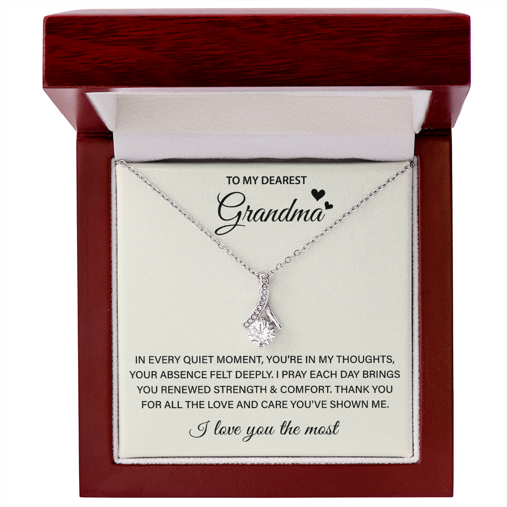 To My Grandma Jewelry - Beautiful Necklace from granddaughter