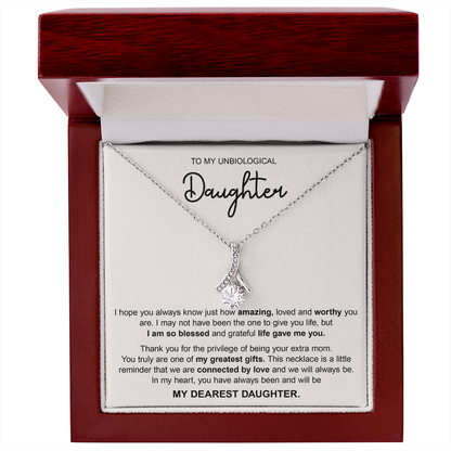Necklace For Stepdaughter, Gifts from Stepdad or Stepmom