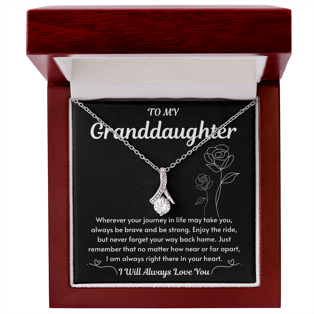 Grandaughter Gift For Her, When she moves, the light follower