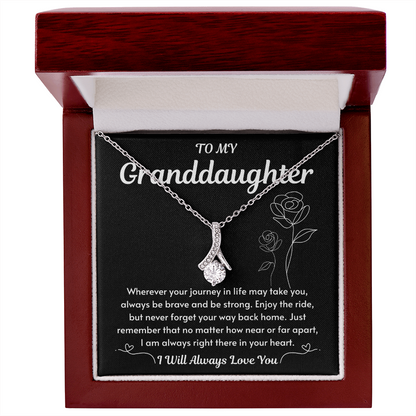 Grandaughter Gift For Her, When she moves, the light follower