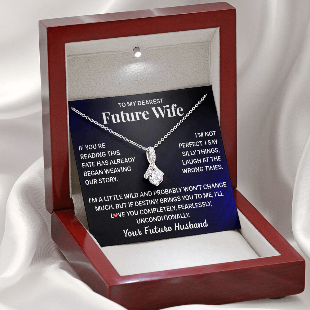 To My Future Wife Necklace - Beauty Necklaces For Girlfriend