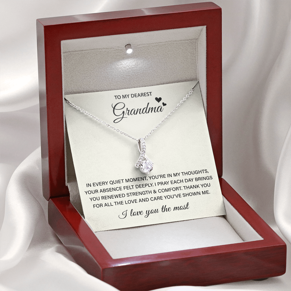 To My Grandma Jewelry - Beautiful Necklace from granddaughter