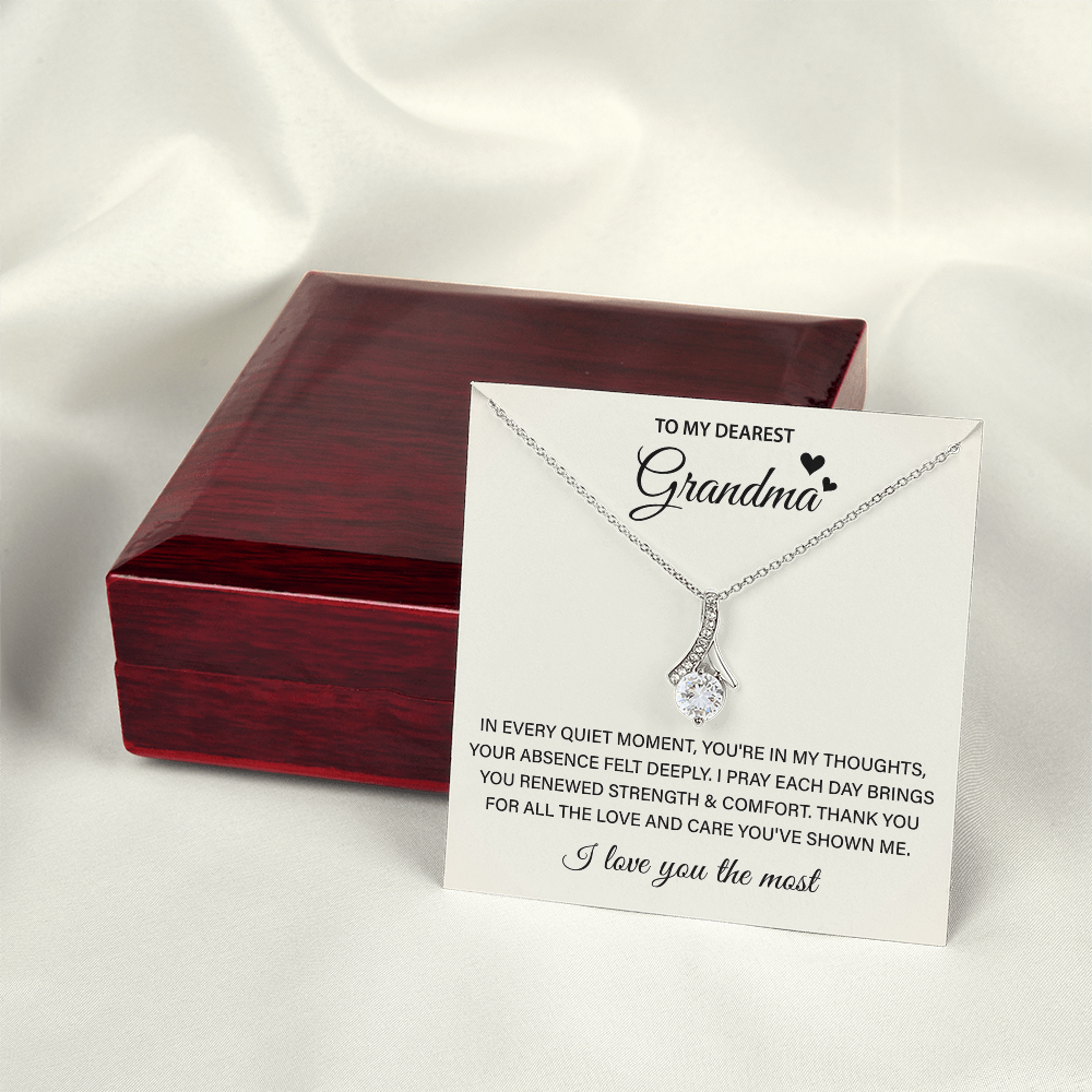 To My Grandma Jewelry - Beautiful Necklace from granddaughter