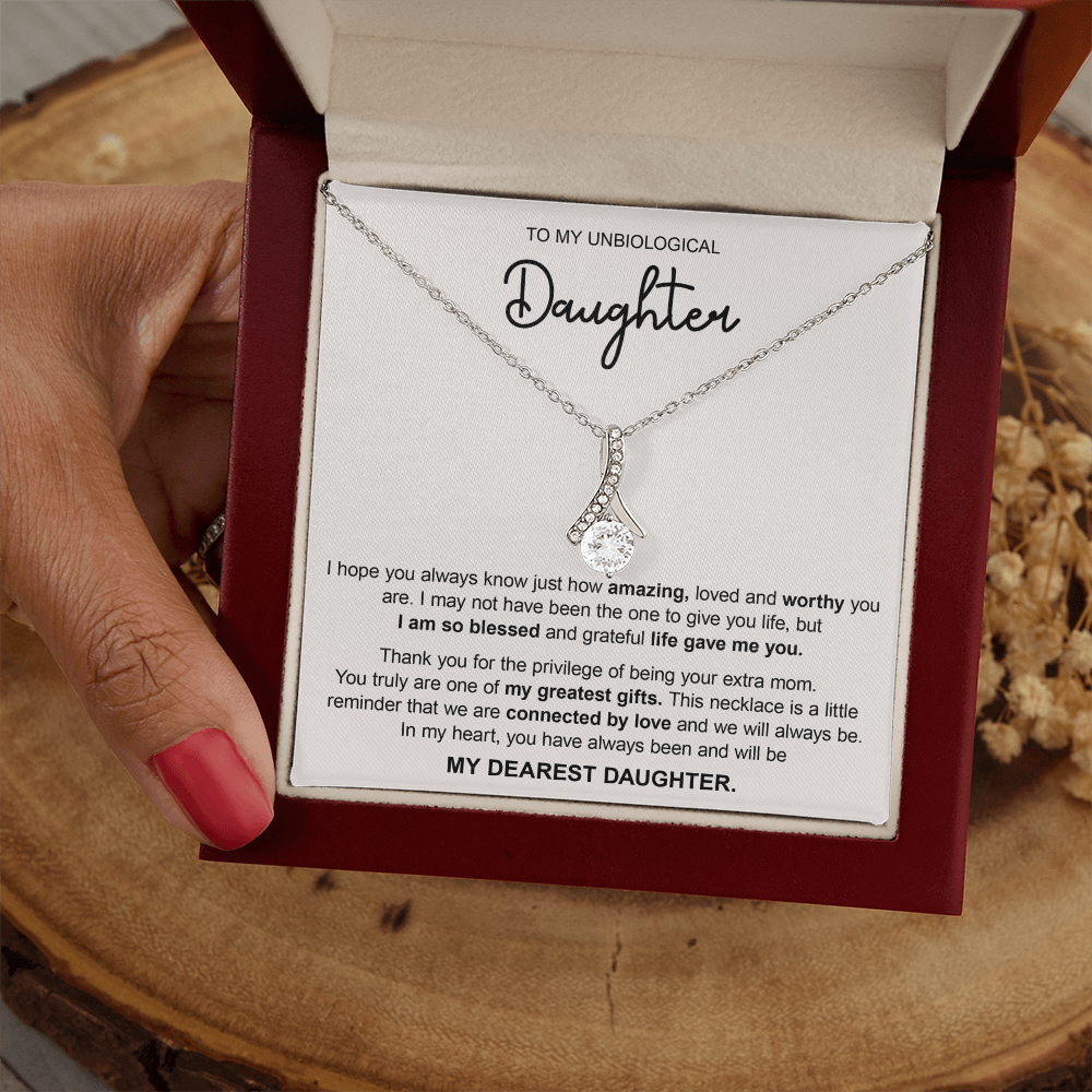 Necklace For Stepdaughter, Gifts from Stepdad or Stepmom