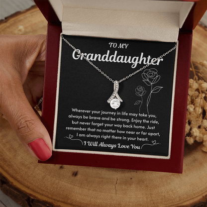 Grandaughter Gift For Her, When she moves, the light follower