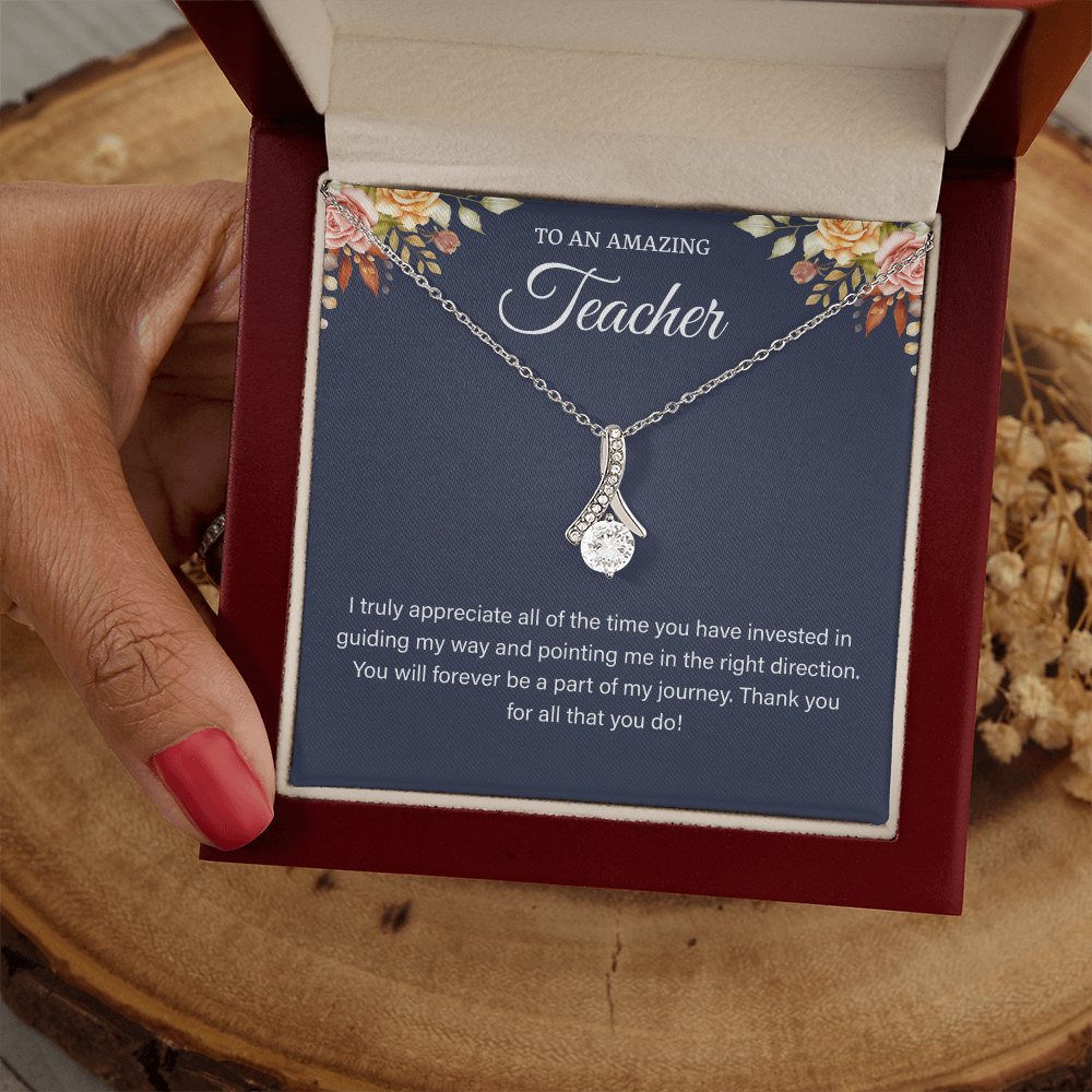 Necklace for Teacher, Teacher Gifts from Student
