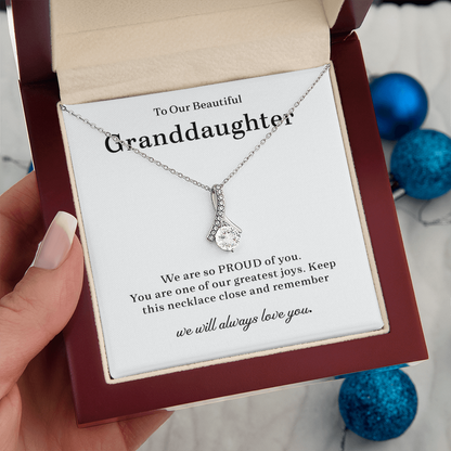Granddaughter Necklace, Sterling Silver Necklace