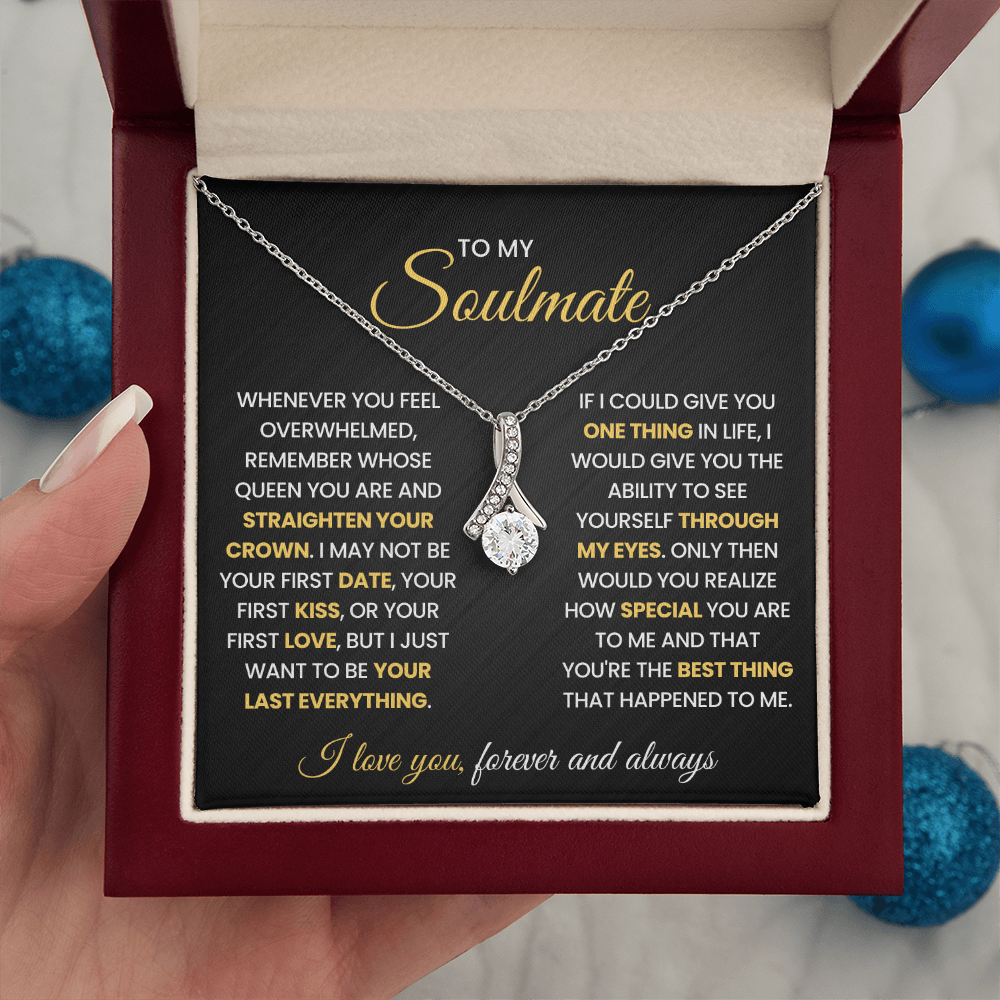 Best Gifts for Soulmate, Necklace With Message Card