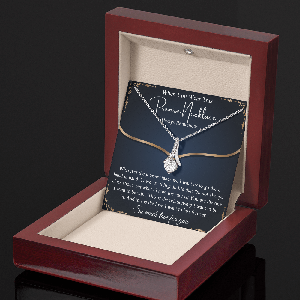 Romantic Birthday Gift, Promise Necklace