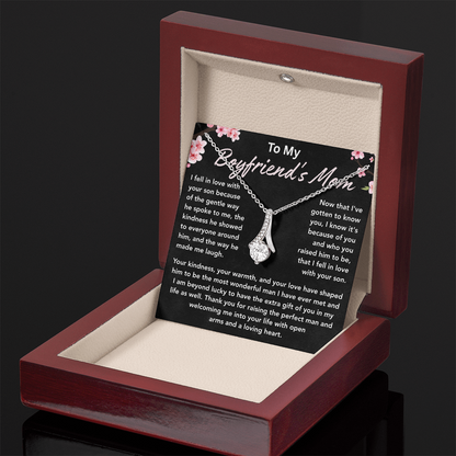 To My Boyfriends Mom Necklace, Necklace Gifts for Boyfriends Mom