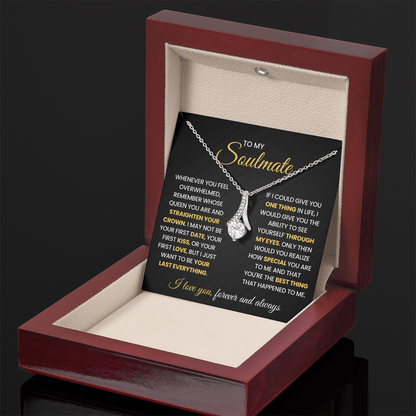 Best Gifts for Soulmate, Necklace With Message Card