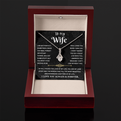 Valentine Gifts for Wife, When Your Wife Wears It, She Radiates Pure Love