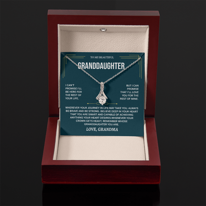 To My Granddaughter Necklace, Necklaces for Granddaughters