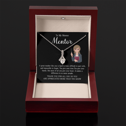 Teacher Birthday Christmas Gifts, Alluring Beauty Necklace