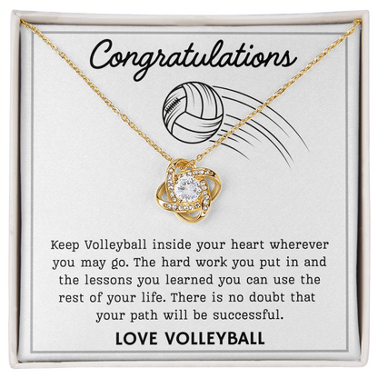Thank You Volleyball Necklace Gift from Coach Girl Christmas Gifts