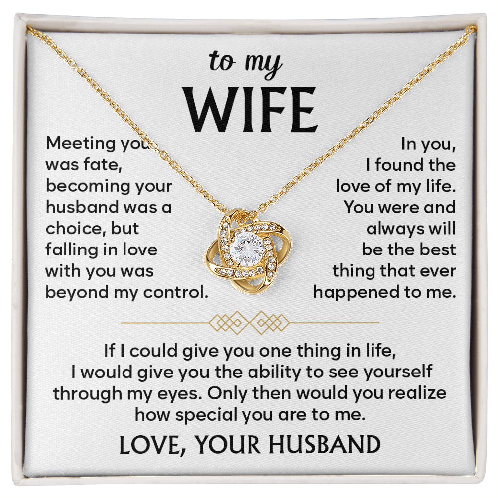 Wife Necklace, Anniversary Gifts for Wife