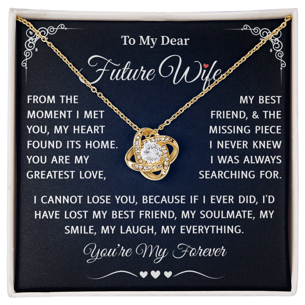 To My Future Wife Necklace - Best Engagement Gifts