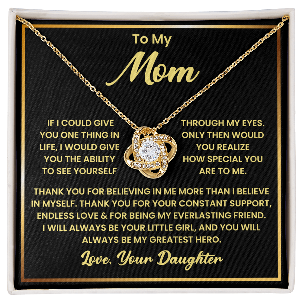 Mothers Day Necklace From Son Daughter to Mom Gifts, Loving Mother Necklace