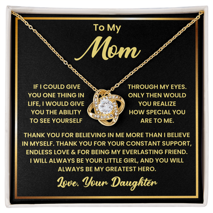 Mothers Day Necklace From Son Daughter to Mom Gifts, Loving Mother Necklace