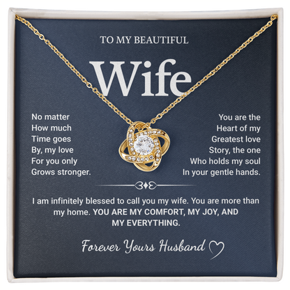 To My Beautiful Wife - Necklaces for Wife From Husband