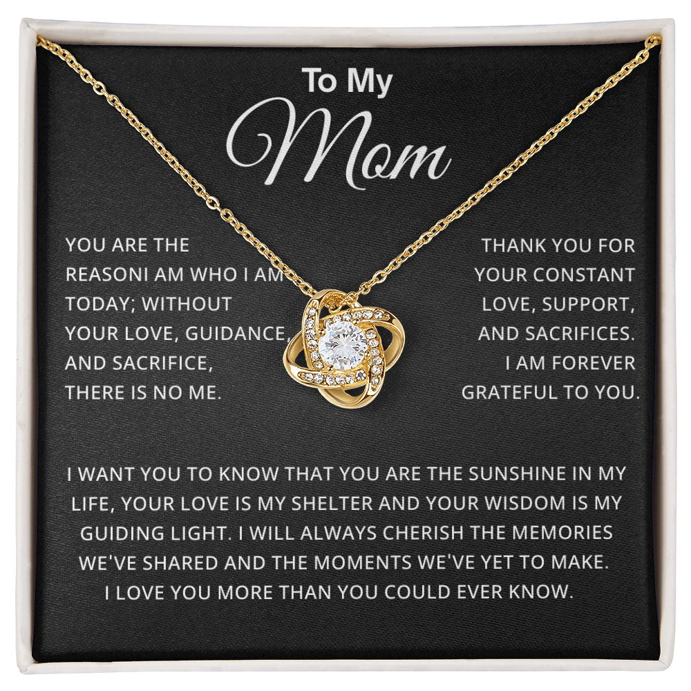 To My Mom Love & Gratitude Gift, Thank You for Making Me Who I Am