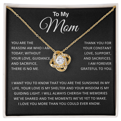 To My Mom Love & Gratitude Gift, Thank You for Making Me Who I Am