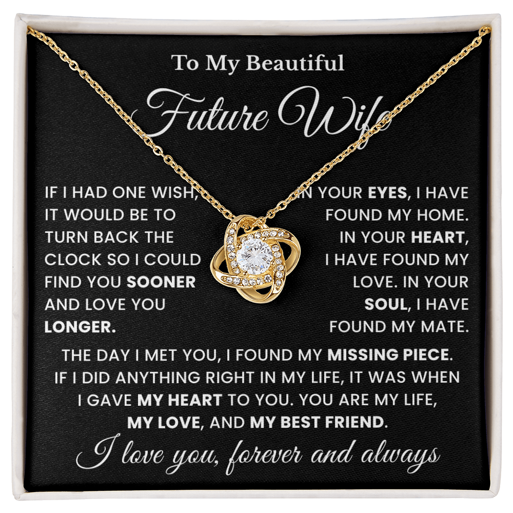 To My Future Wife Necklace, Valentines Day Gifts for Her