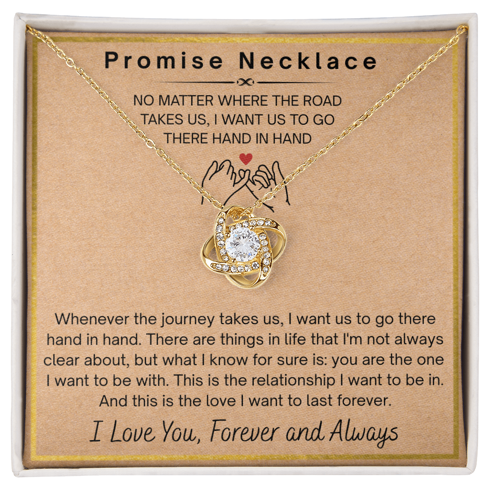 Promise Necklace For My Wife, Promise Necklaces Gift For Soulmate