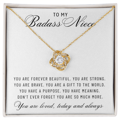 Aunt Niece Necklace, Birthday Gifts for Niece