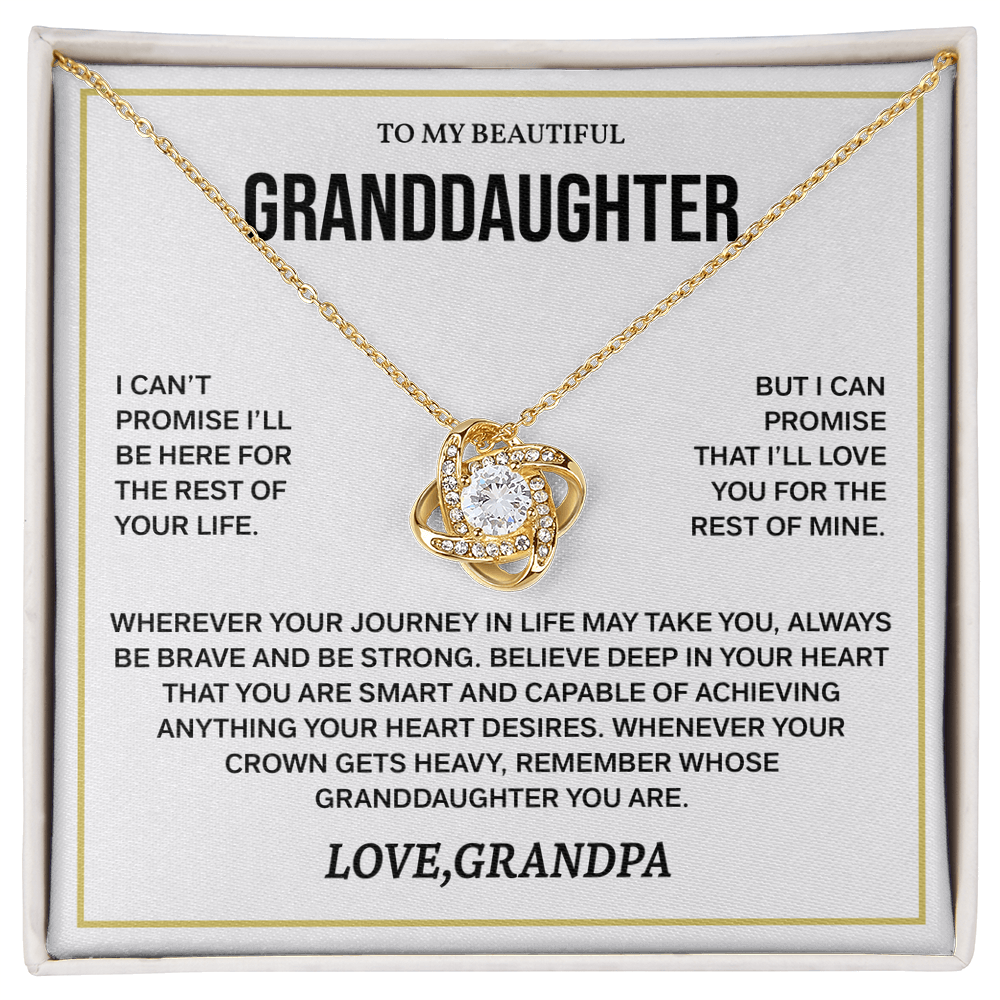 Granddaughter Necklace from Grandma, Birthday Gifts