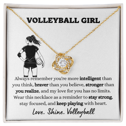 Volleyball Birthday Gift Necklace for Her Sports  Spirit Jewelry