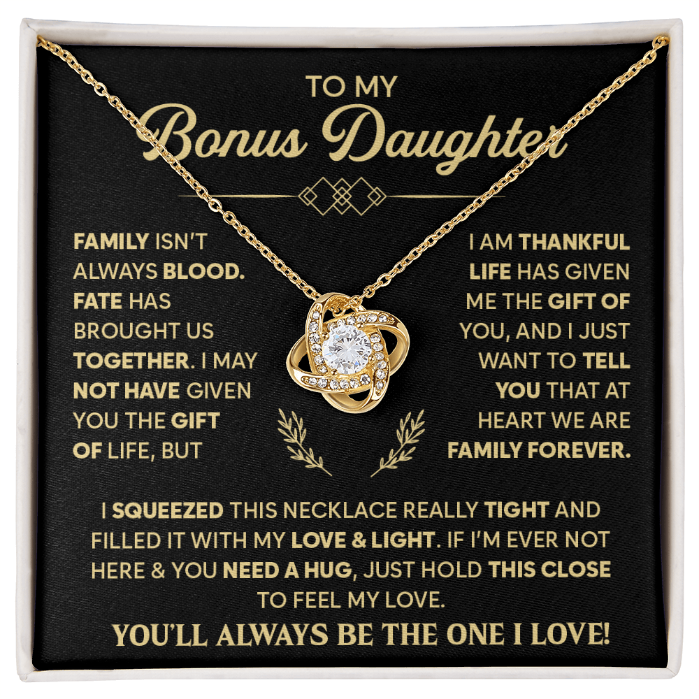 Bonus Daughter Gifts from Stepdad, Her beauty glows effortlessly with this necklace