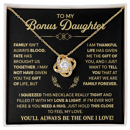 Bonus Daughter Gifts from Stepdad, Her beauty glows effortlessly with this necklace