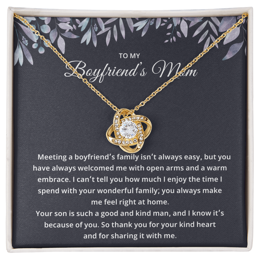 Boyfriend's Mom Gifts From Girlfriend – Necklace for Her, Mother's Day or Birthday Gift