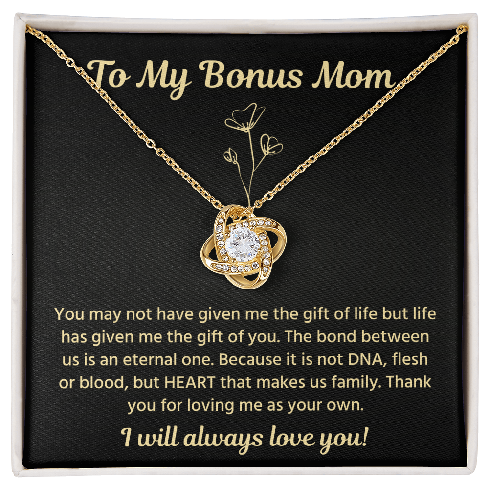 Stepmom Birthday Gifts, 14k White Gold Necklace