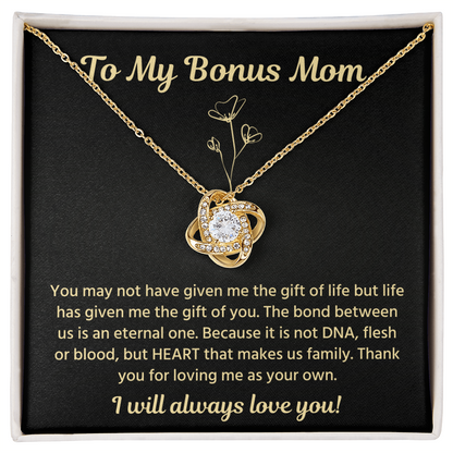 Stepmom Birthday Gifts, 14k White Gold Necklace