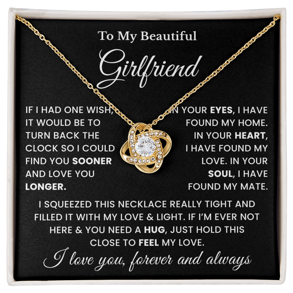 Girlfriend Necklace from Boyfriend, Valentines Day Gifts for Her