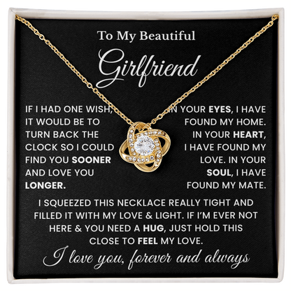 Girlfriend Necklace from Boyfriend, Valentines Day Gifts for Her