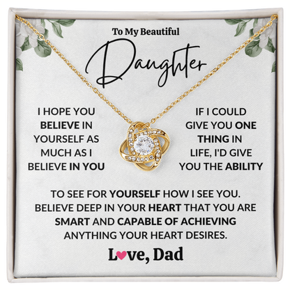 Mother Daughter Necklace, Every detail sparkles just like her