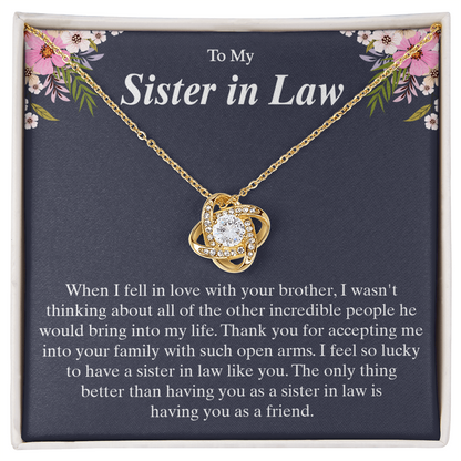 Sister in law Gifts, Family isn't always blood, It is the people in your life