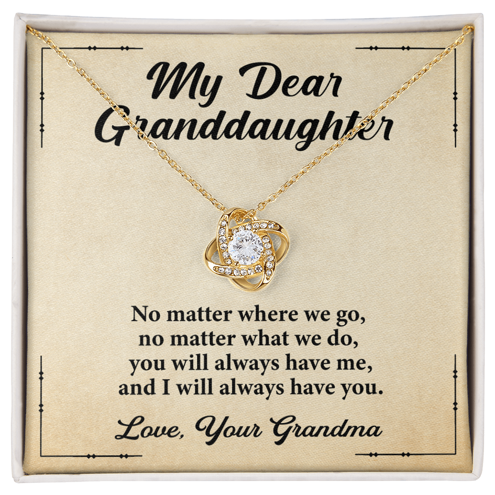 Special Gifts for Granddaughters, Granddaughter and Grandma Necklace, Birthday Gifts for Granddaughter, Granddaughter Necklace